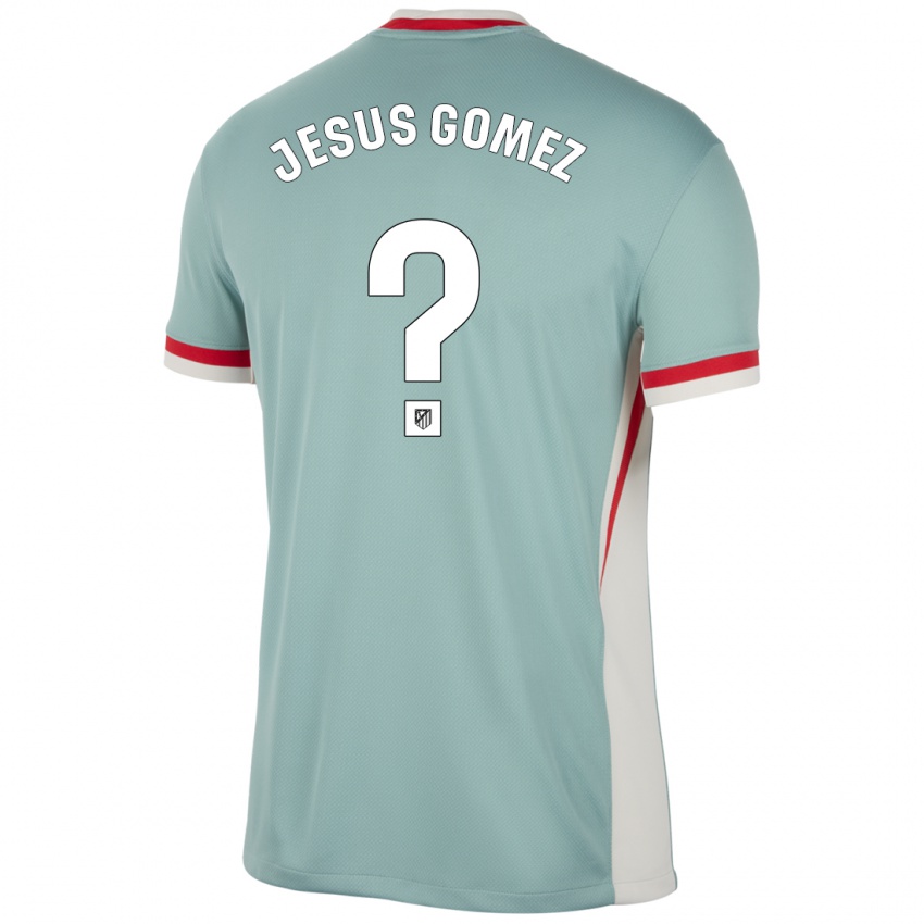 Niño Camiseta Jesus Gomez #0 Beige Claro Azul 2ª Equipación 2024/25 La Camisa Argentina