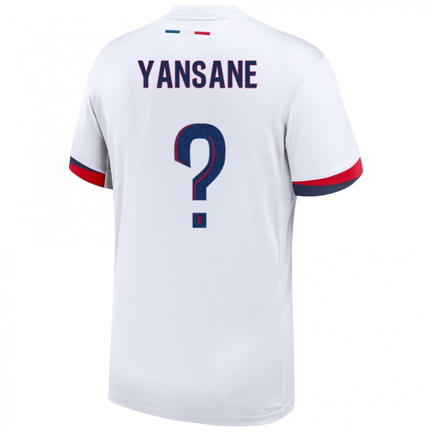 Niño Camiseta Sekou Yansane #0 Blanco Azul Rojo 2ª Equipación 2024/25 La Camisa Argentina