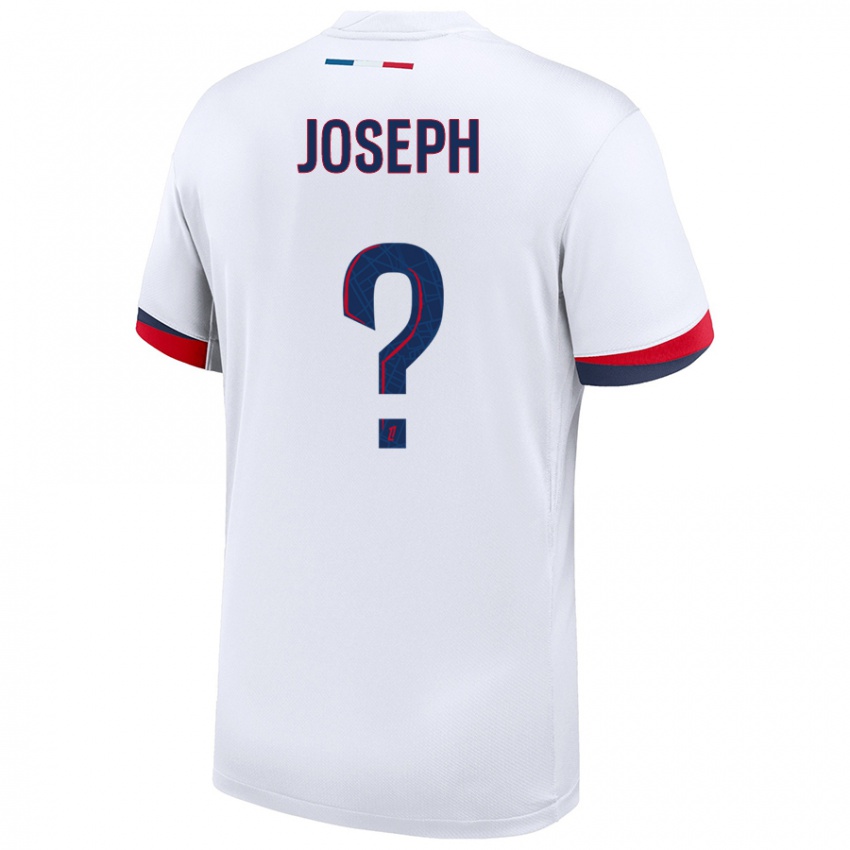 Niño Camiseta Amelie Joseph #0 Blanco Azul Rojo 2ª Equipación 2024/25 La Camisa Argentina