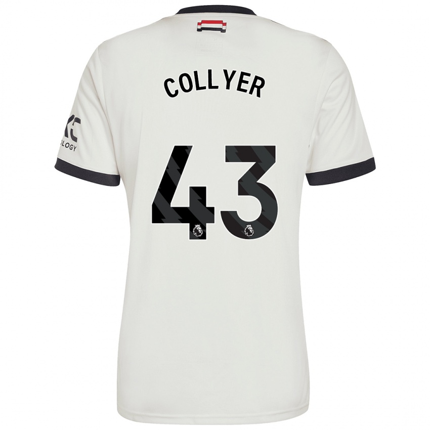 Niño Camiseta Toby Collyer #43 Blanquecino Equipación Tercera 2024/25 La Camisa Argentina