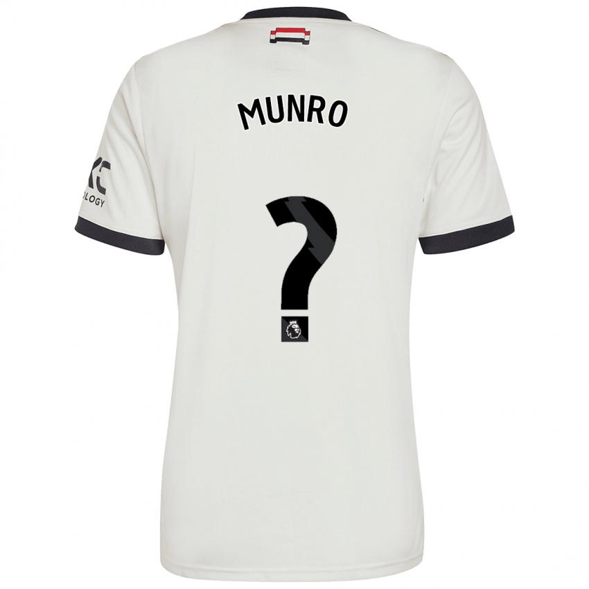 Niño Camiseta Reece Munro #0 Blanquecino Equipación Tercera 2024/25 La Camisa Argentina