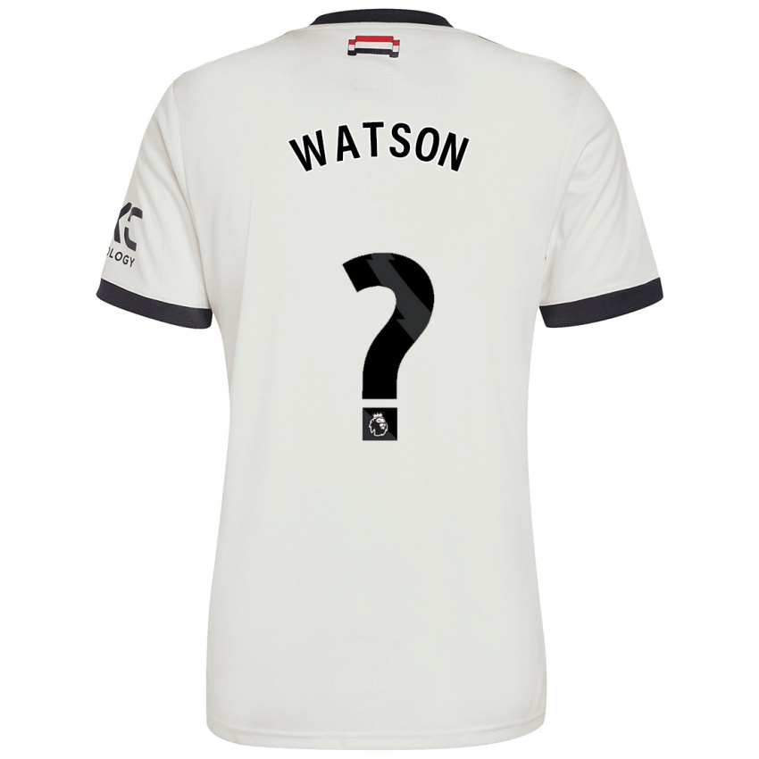 Niño Camiseta Jacob Watson #0 Blanquecino Equipación Tercera 2024/25 La Camisa Argentina