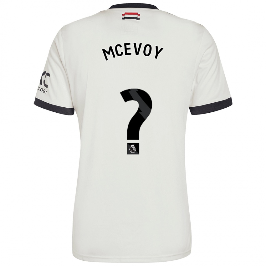 Niño Camiseta Jay Mcevoy #0 Blanquecino Equipación Tercera 2024/25 La Camisa Argentina