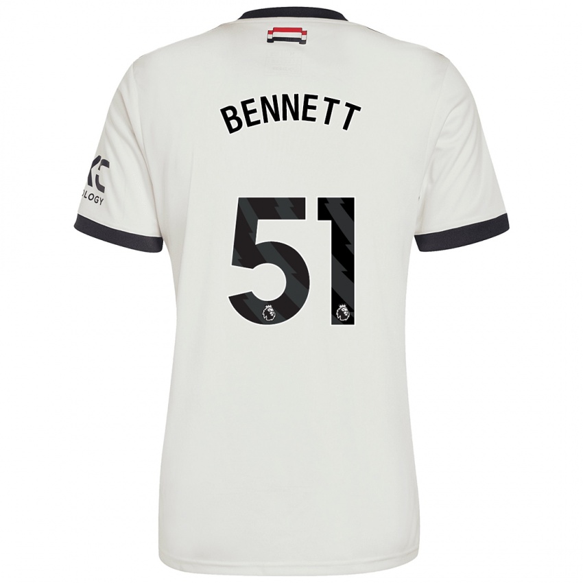 Niño Camiseta Rhys Bennett #51 Blanquecino Equipación Tercera 2024/25 La Camisa Argentina