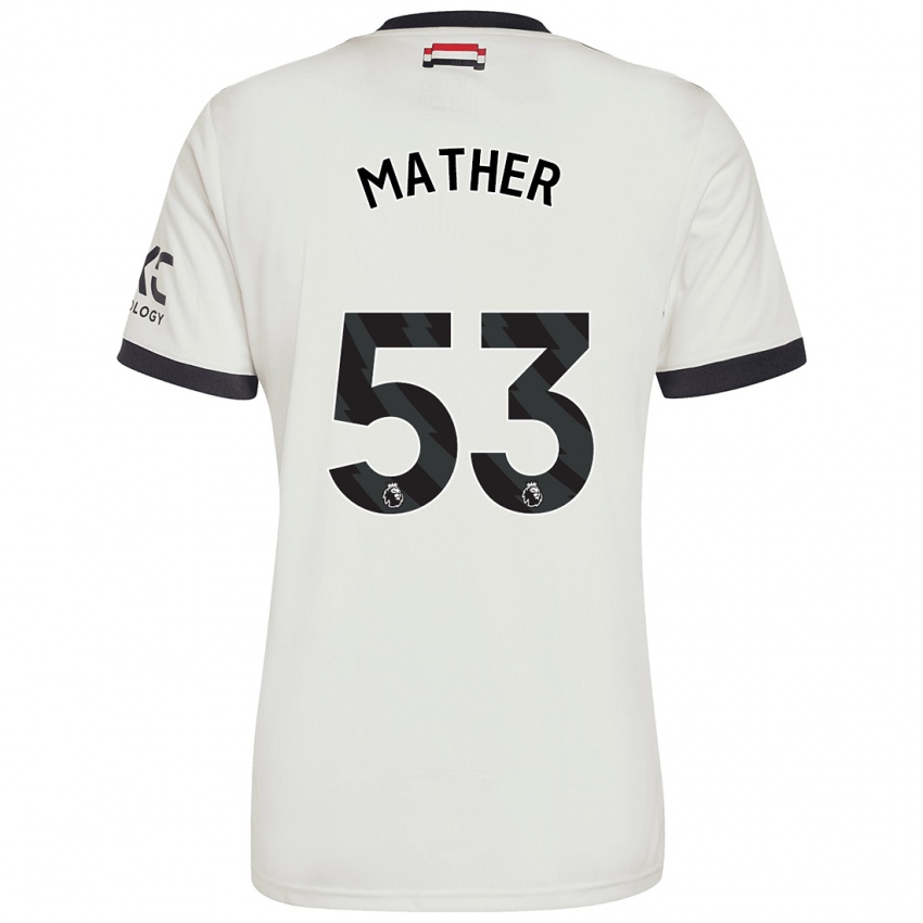 Niño Camiseta Sam Mather #53 Blanquecino Equipación Tercera 2024/25 La Camisa Argentina