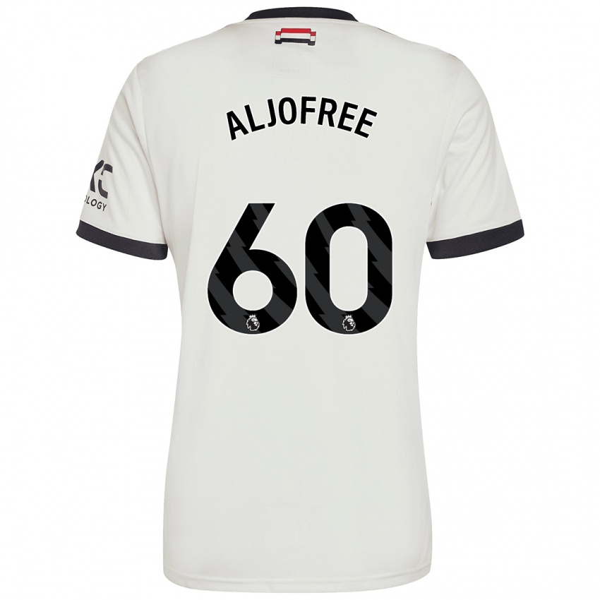 Niño Camiseta Sonny Aljofree #60 Blanquecino Equipación Tercera 2024/25 La Camisa Argentina