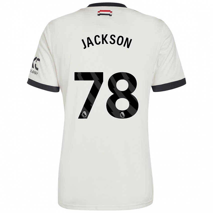 Niño Camiseta Louis Jackson #78 Blanquecino Equipación Tercera 2024/25 La Camisa Argentina