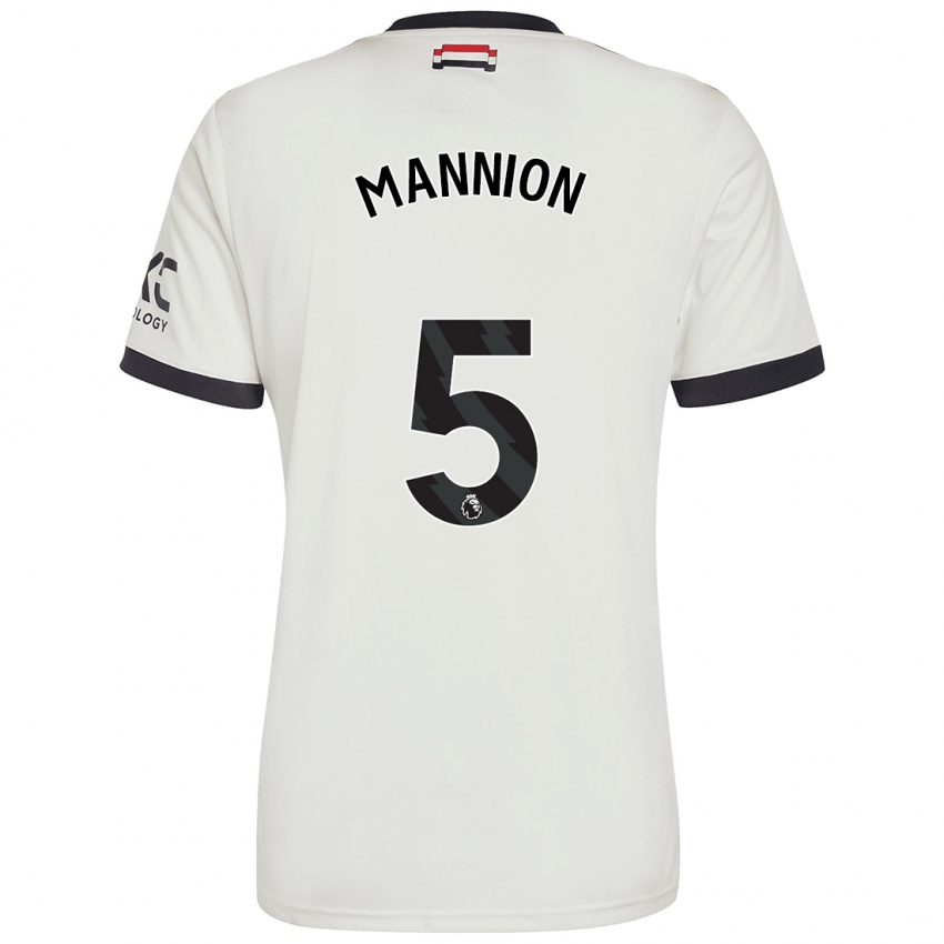 Niño Camiseta Aoife Mannion #5 Blanquecino Equipación Tercera 2024/25 La Camisa Argentina