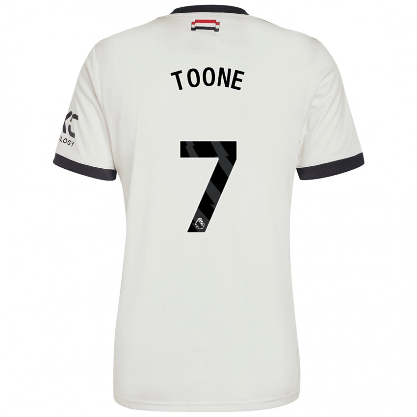 Niño Camiseta Ella Toone #7 Blanquecino Equipación Tercera 2024/25 La Camisa Argentina