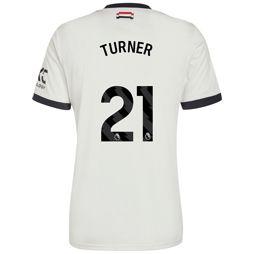 Niño Camiseta Millie Turner #21 Blanquecino Equipación Tercera 2024/25 La Camisa Argentina