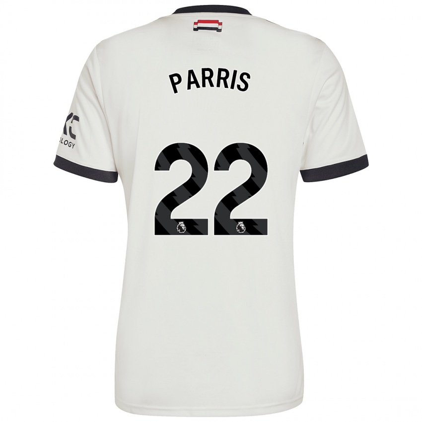 Niño Camiseta Nikita Parris #22 Blanquecino Equipación Tercera 2024/25 La Camisa Argentina