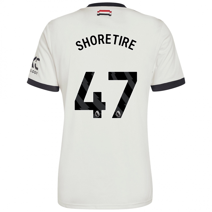 Niño Camiseta Shola Shoretire #47 Blanquecino Equipación Tercera 2024/25 La Camisa Argentina