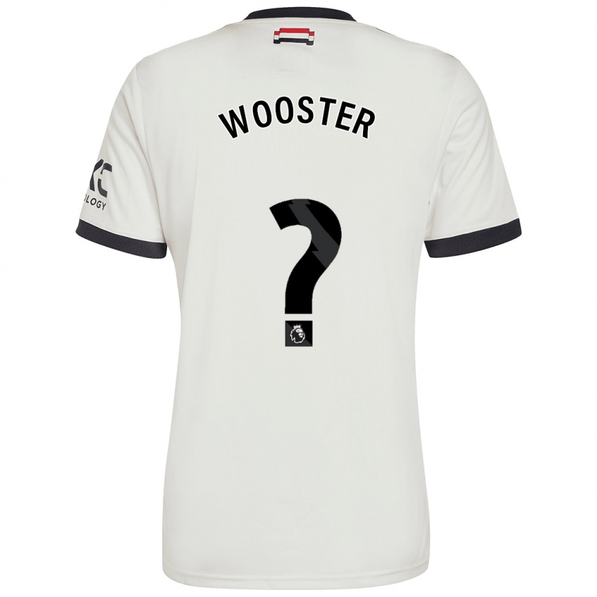 Niño Camiseta Tom Wooster #0 Blanquecino Equipación Tercera 2024/25 La Camisa Argentina