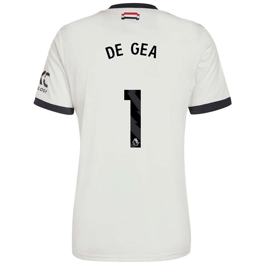 Niño Camiseta David De Gea #1 Blanquecino Equipación Tercera 2024/25 La Camisa Argentina