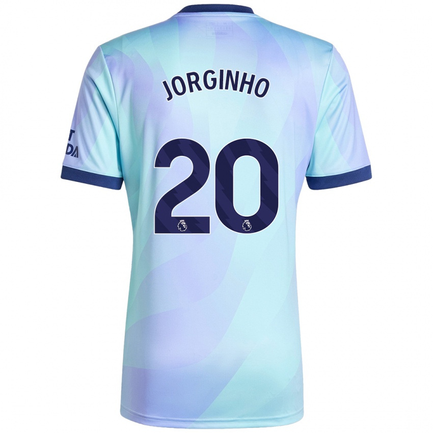 Niño Camiseta Jorginho #20 Agua Equipación Tercera 2024/25 La Camisa Argentina