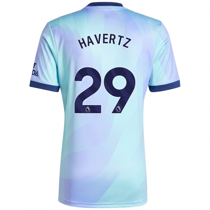 Niño Camiseta Kai Havertz #29 Agua Equipación Tercera 2024/25 La Camisa Argentina