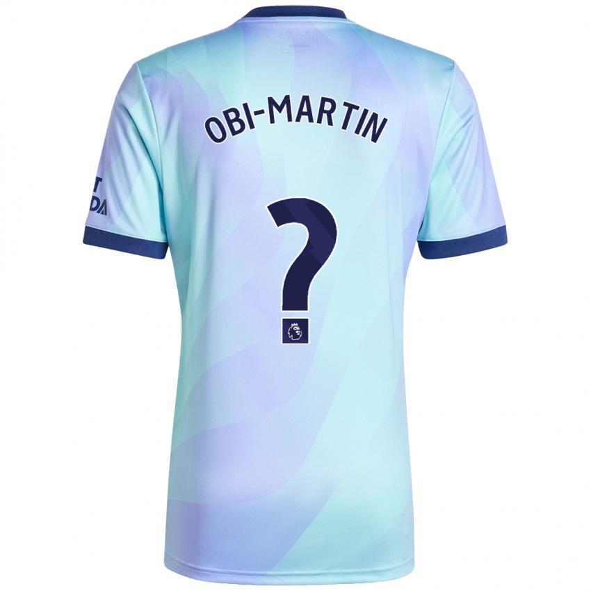 Niño Camiseta Chido Obi-Martin #0 Agua Equipación Tercera 2024/25 La Camisa Argentina