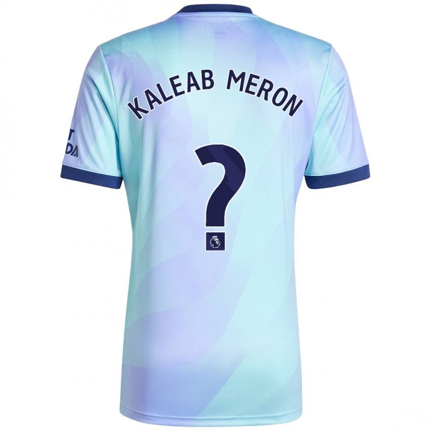 Niño Camiseta Kaleab Meron #0 Agua Equipación Tercera 2024/25 La Camisa Argentina