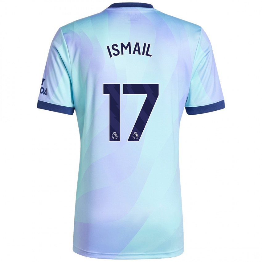 Niño Camiseta Cam'ron Ismail #17 Agua Equipación Tercera 2024/25 La Camisa Argentina