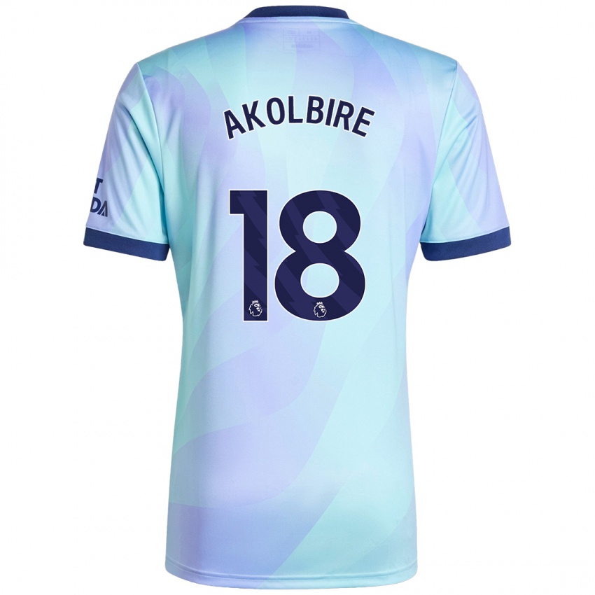 Niño Camiseta Bless Akolbire #18 Agua Equipación Tercera 2024/25 La Camisa Argentina