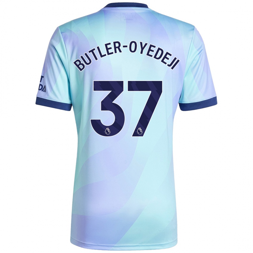 Niño Camiseta Nathan Butler-Oyedeji #37 Agua Equipación Tercera 2024/25 La Camisa Argentina