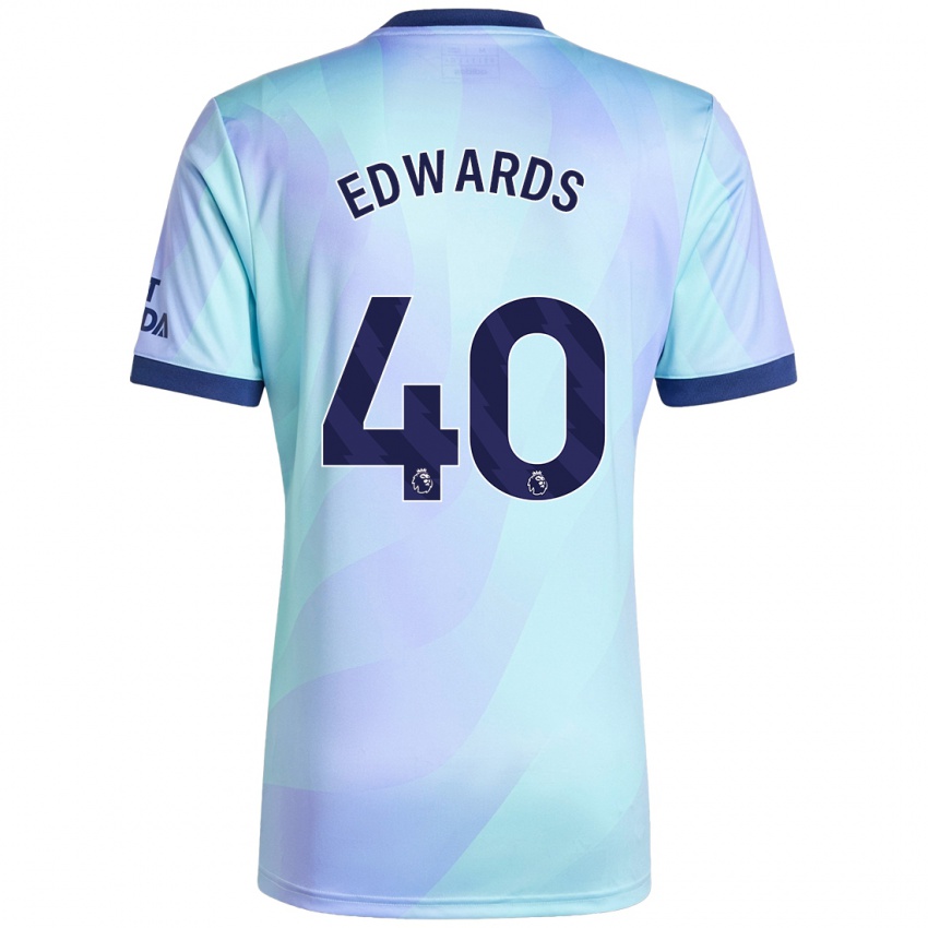 Niño Camiseta Khayon Edwards #40 Agua Equipación Tercera 2024/25 La Camisa Argentina