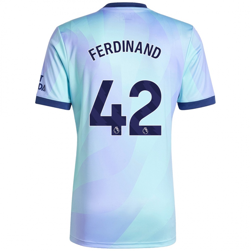 Niño Camiseta Seb Ferdinand #42 Agua Equipación Tercera 2024/25 La Camisa Argentina