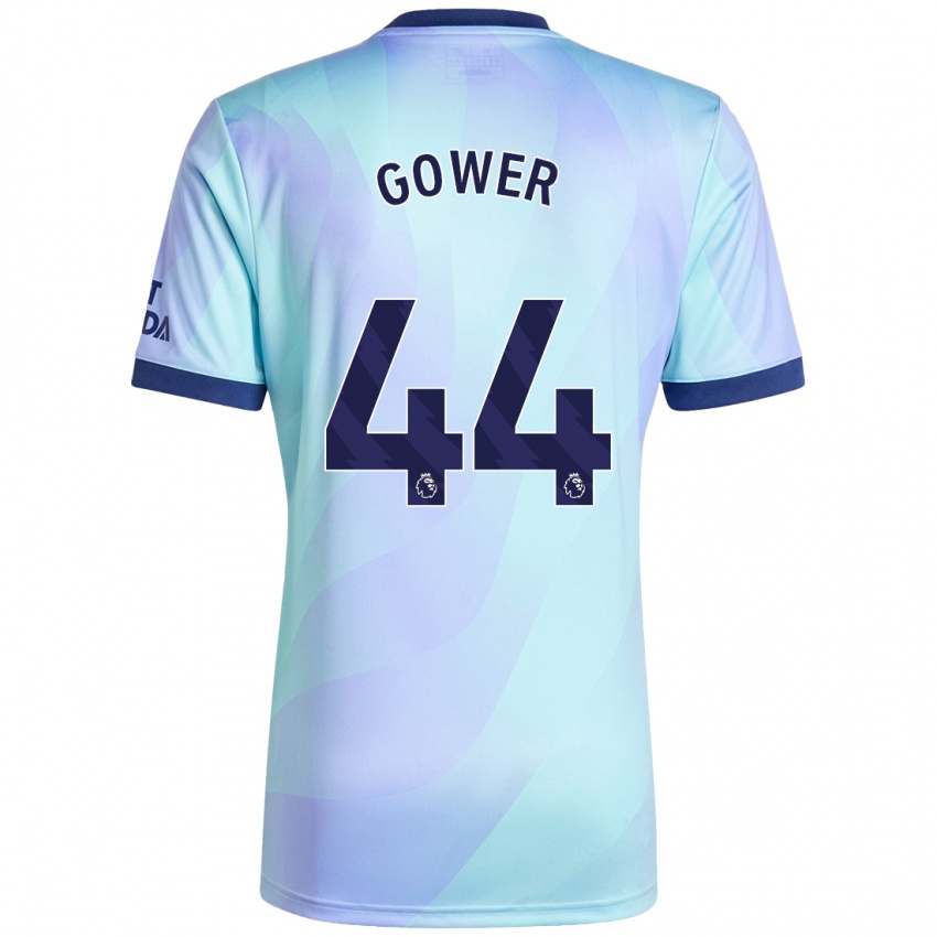 Niño Camiseta Jimi Gower #44 Agua Equipación Tercera 2024/25 La Camisa Argentina