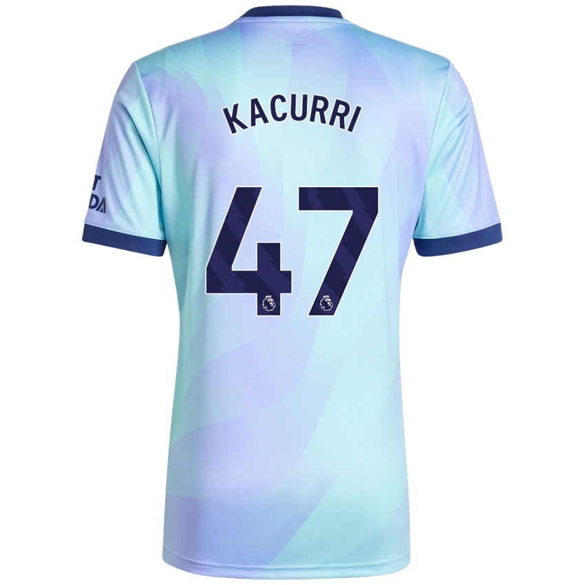 Niño Camiseta Maldini Kacurri #47 Agua Equipación Tercera 2024/25 La Camisa Argentina