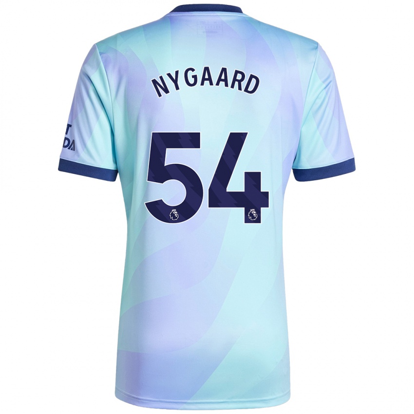 Niño Camiseta Lucas Nygaard #54 Agua Equipación Tercera 2024/25 La Camisa Argentina