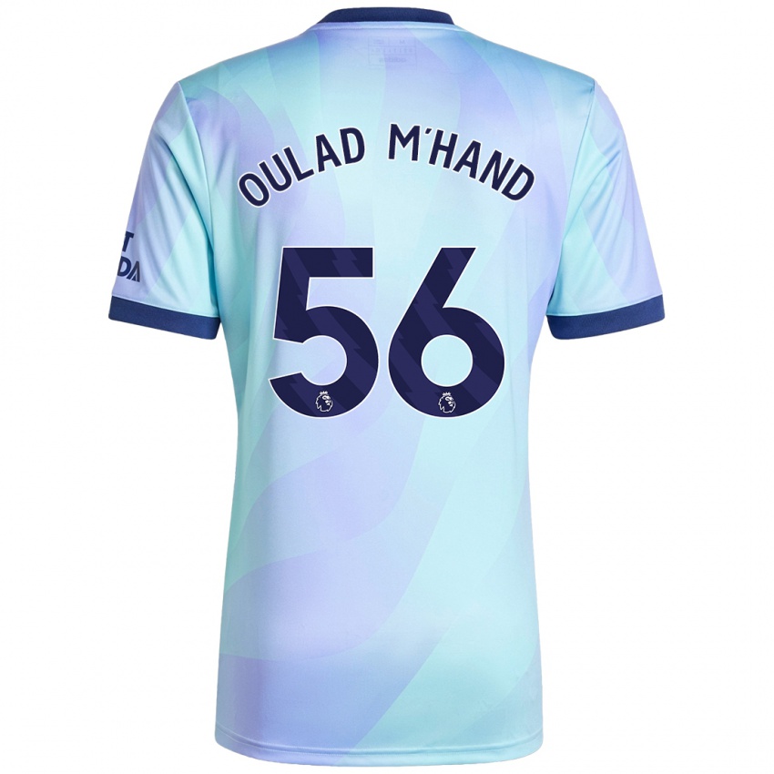 Niño Camiseta Salah-Eddine Oulad M'hand #56 Agua Equipación Tercera 2024/25 La Camisa Argentina