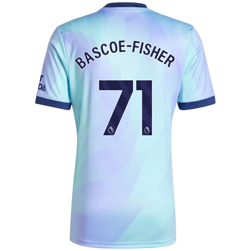 Niño Camiseta Jakai Bascoe-Fisher #71 Agua Equipación Tercera 2024/25 La Camisa Argentina