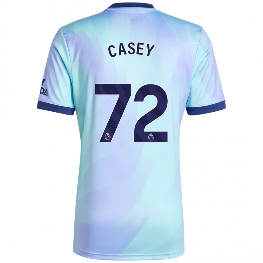 Niño Camiseta Dan Casey #72 Agua Equipación Tercera 2024/25 La Camisa Argentina