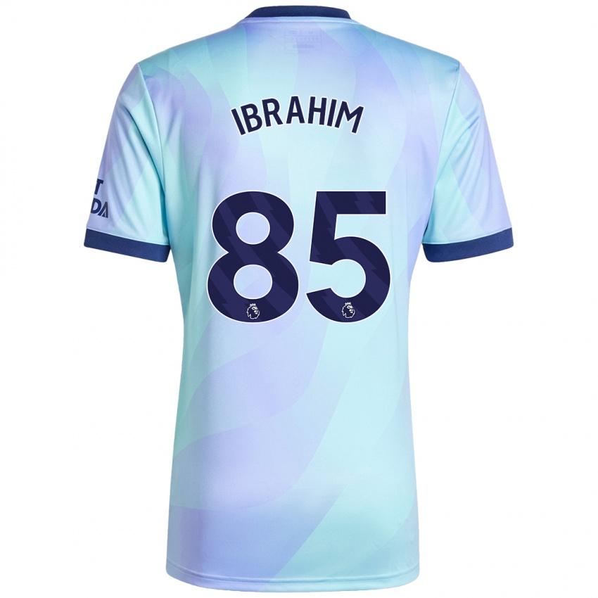 Niño Camiseta Ife Ibrahim #85 Agua Equipación Tercera 2024/25 La Camisa Argentina