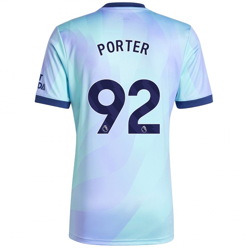 Niño Camiseta Jack Porter #92 Agua Equipación Tercera 2024/25 La Camisa Argentina