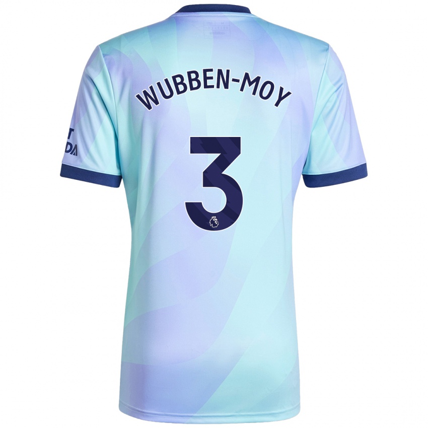 Niño Camiseta Lotte Wubben-Moy #3 Agua Equipación Tercera 2024/25 La Camisa Argentina