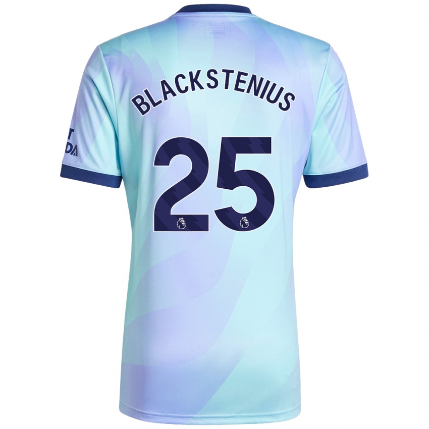 Niño Camiseta Stina Blackstenius #25 Agua Equipación Tercera 2024/25 La Camisa Argentina