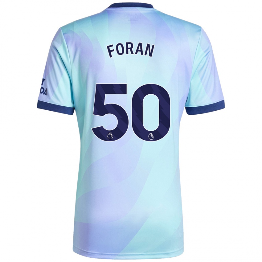 Niño Camiseta Taylor Foran #50 Agua Equipación Tercera 2024/25 La Camisa Argentina