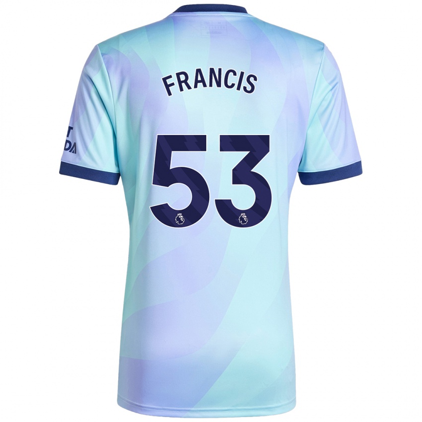 Niño Camiseta Jack Henry Francis #53 Agua Equipación Tercera 2024/25 La Camisa Argentina