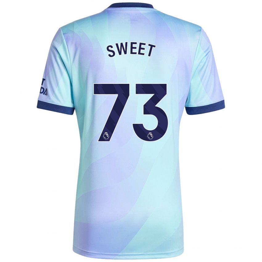 Niño Camiseta James Sweet #73 Agua Equipación Tercera 2024/25 La Camisa Argentina