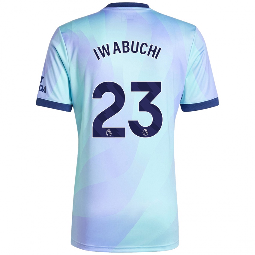 Niño Camiseta Mana Iwabuchi #23 Agua Equipación Tercera 2024/25 La Camisa Argentina