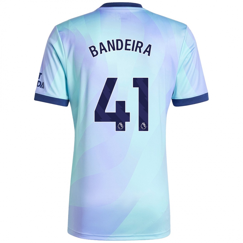 Niño Camiseta Mauro Bandeira #41 Agua Equipación Tercera 2024/25 La Camisa Argentina