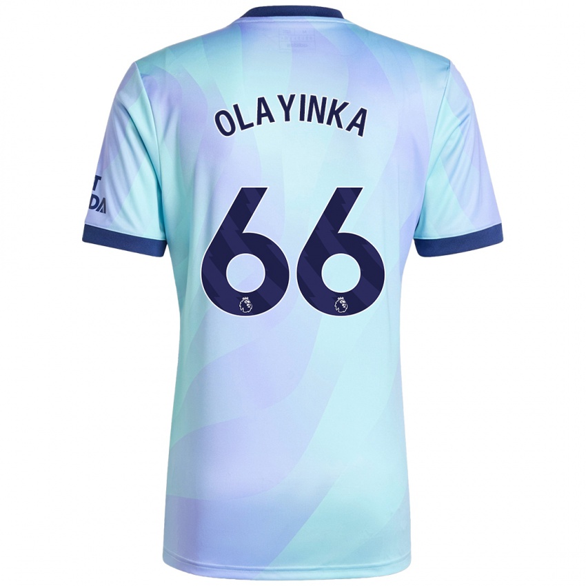 Niño Camiseta James Olayinka #66 Agua Equipación Tercera 2024/25 La Camisa Argentina