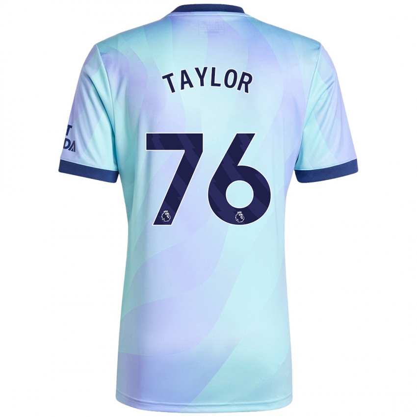 Niño Camiseta Kido Taylor Hart #76 Agua Equipación Tercera 2024/25 La Camisa Argentina