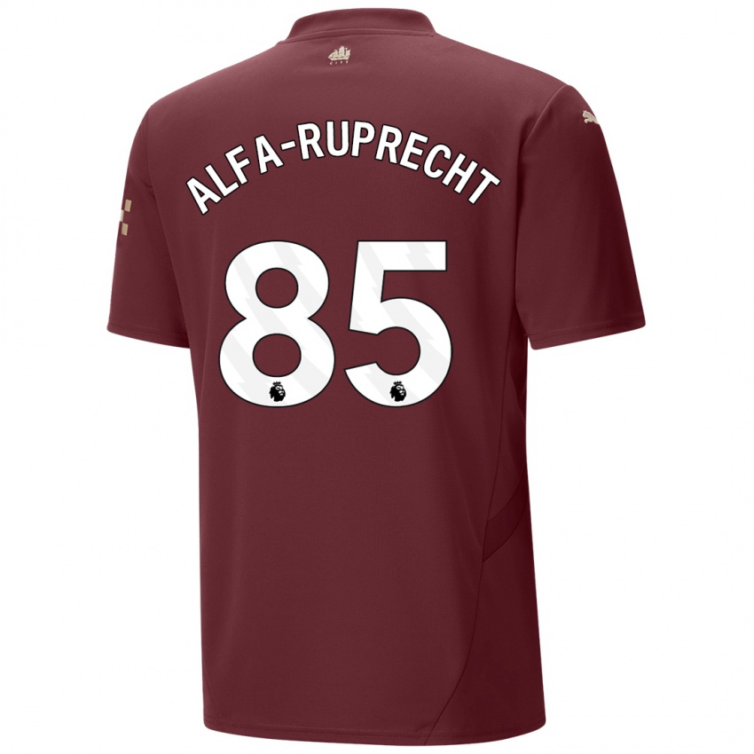 Niño Camiseta Farid Alfa-Ruprecht #85 Granate Equipación Tercera 2024/25 La Camisa Argentina