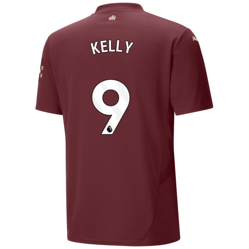 Niño Camiseta Chloe Kelly #9 Granate Equipación Tercera 2024/25 La Camisa Argentina