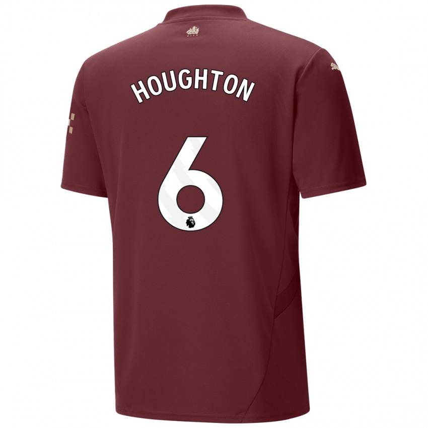 Niño Camiseta Steph Houghton #6 Granate Equipación Tercera 2024/25 La Camisa Argentina