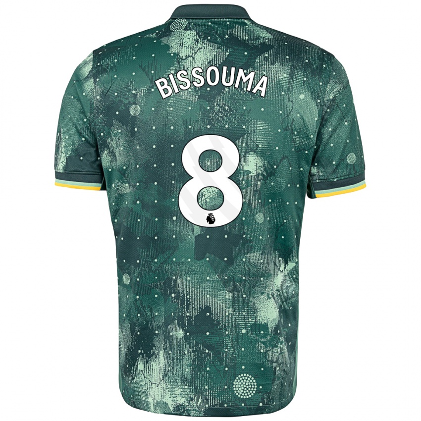 Niño Camiseta Yves Bissouma #8 Verde Menta Equipación Tercera 2024/25 La Camisa Argentina