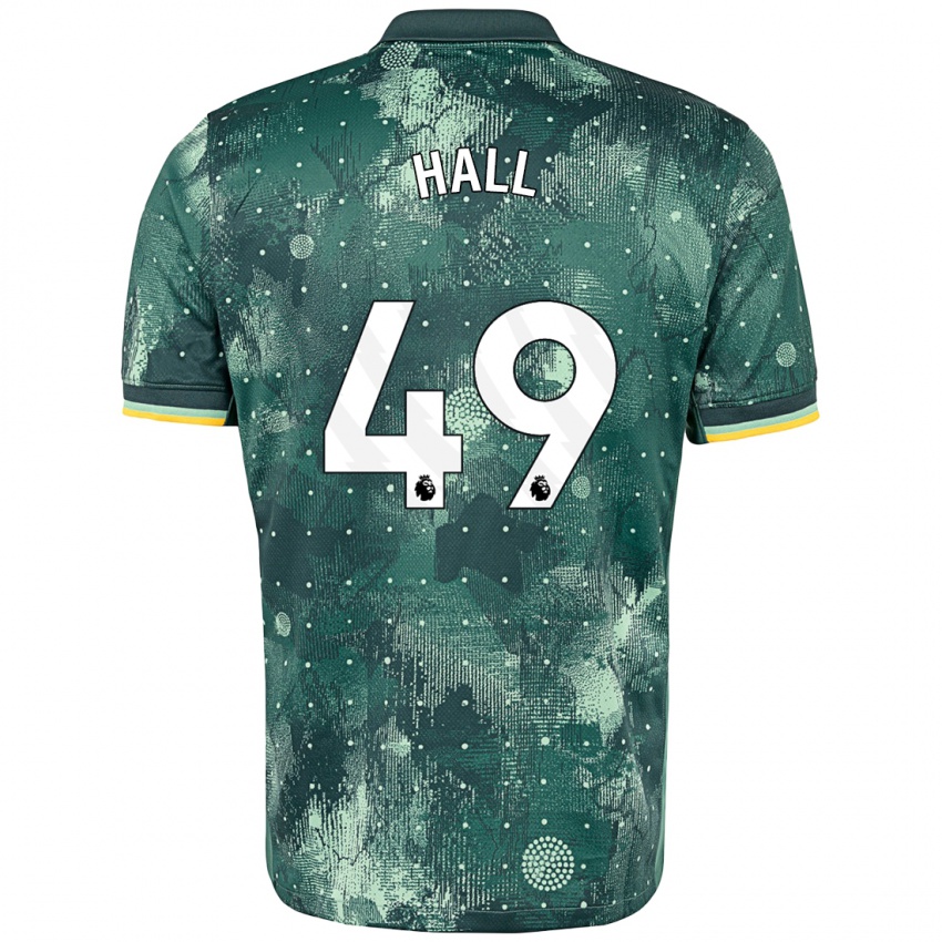 Niño Camiseta Tyrese Hall #49 Verde Menta Equipación Tercera 2024/25 La Camisa Argentina