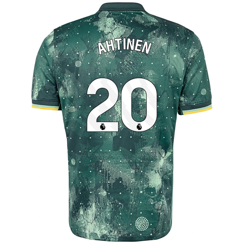 Niño Camiseta Olga Ahtinen #20 Verde Menta Equipación Tercera 2024/25 La Camisa Argentina